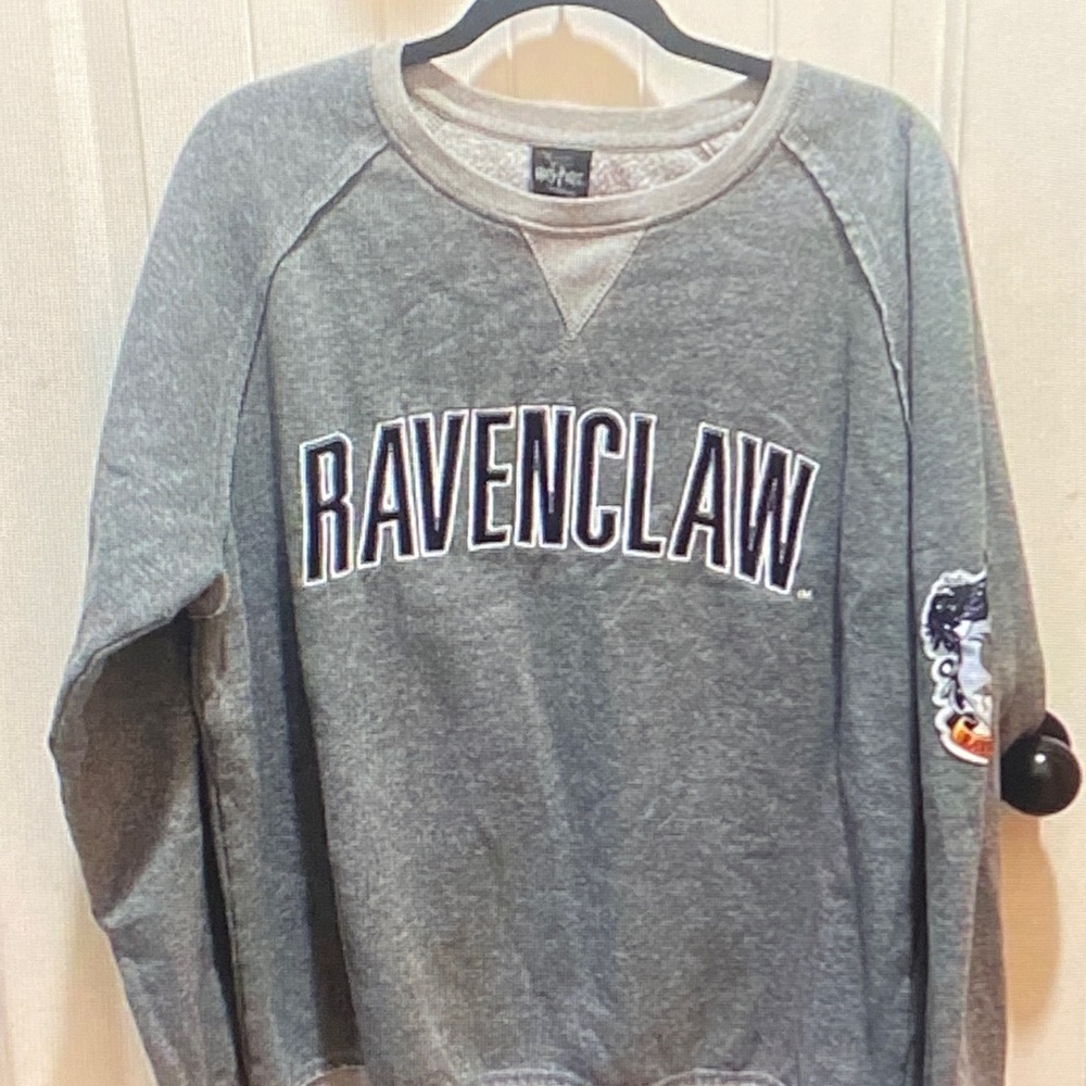 Universal Gray Ravenclaw Men's Crewneck Sweater